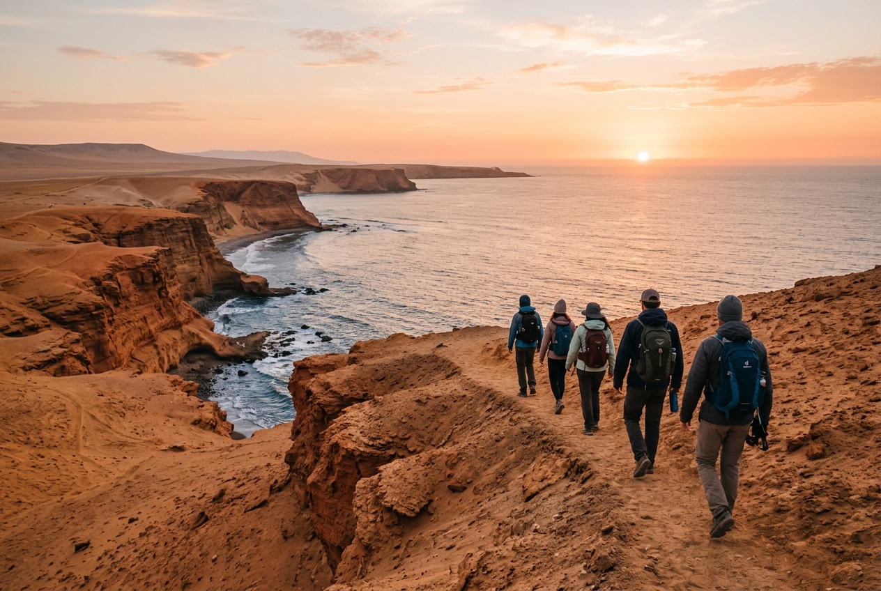 Trekking Sombras Doradas en Paracas